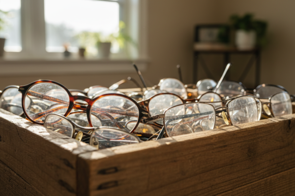 Co zrobić ze starymi okularami korekcyjnymi?