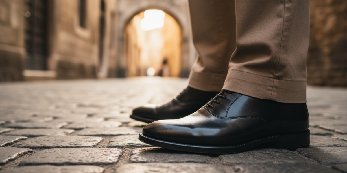 Czarne buty do beżowych spodni czy to modowe zestawienie zawsze się sprawdza?