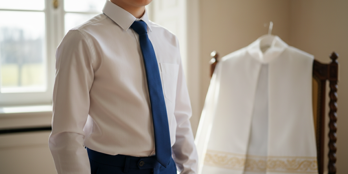 Jak ubrać chłopca na komunię pod albę?