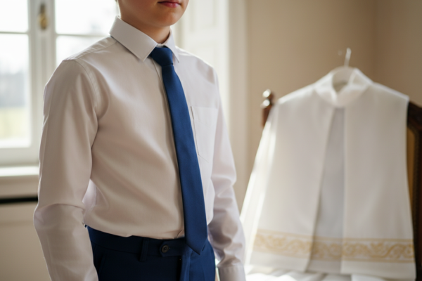 Jak ubrać chłopca na komunię pod albę?