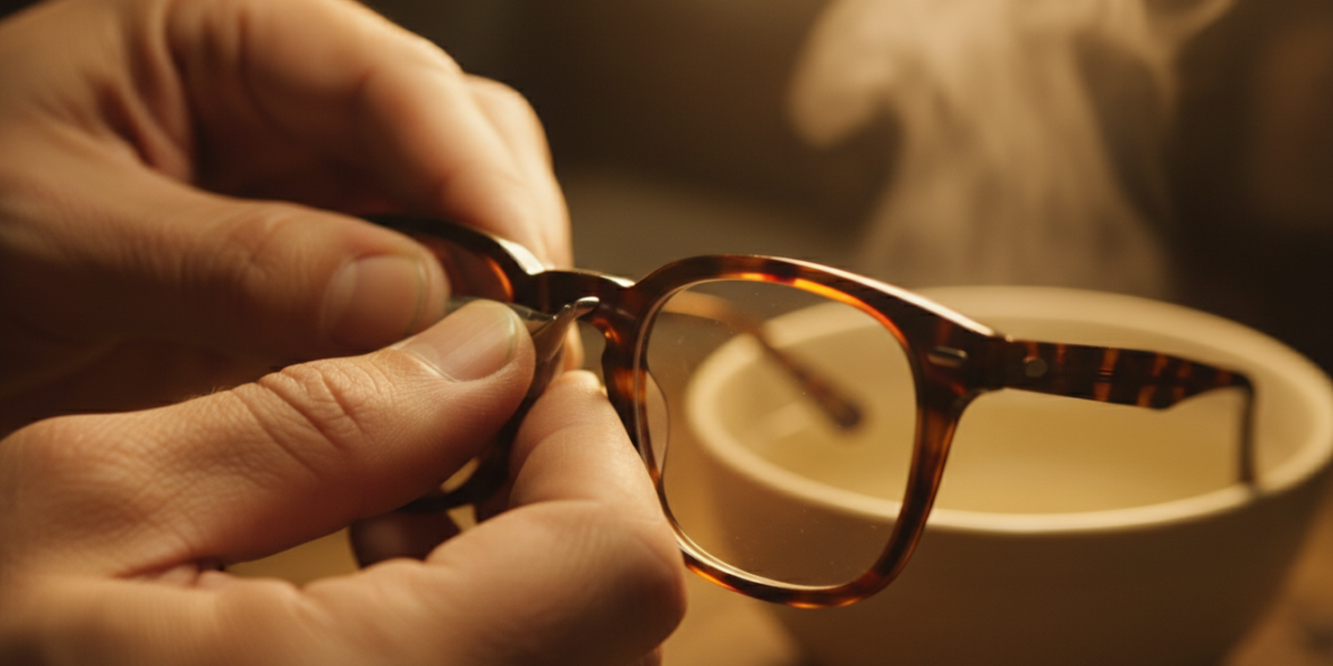 Jak zwęzić okulary plastikowe?