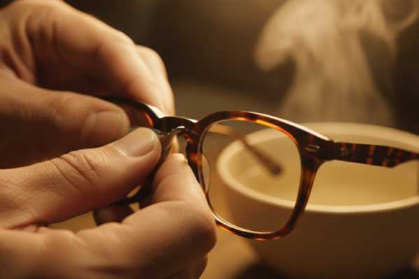 Jak zwęzić okulary plastikowe?