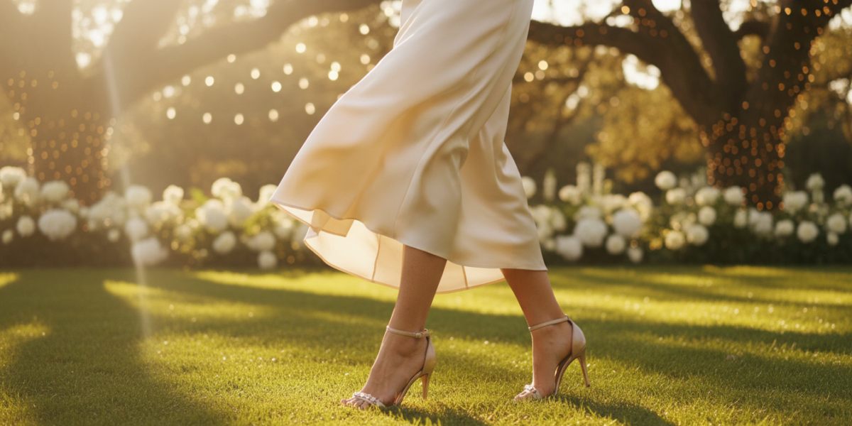 Jakie buty do sukienki ecru na wesele?