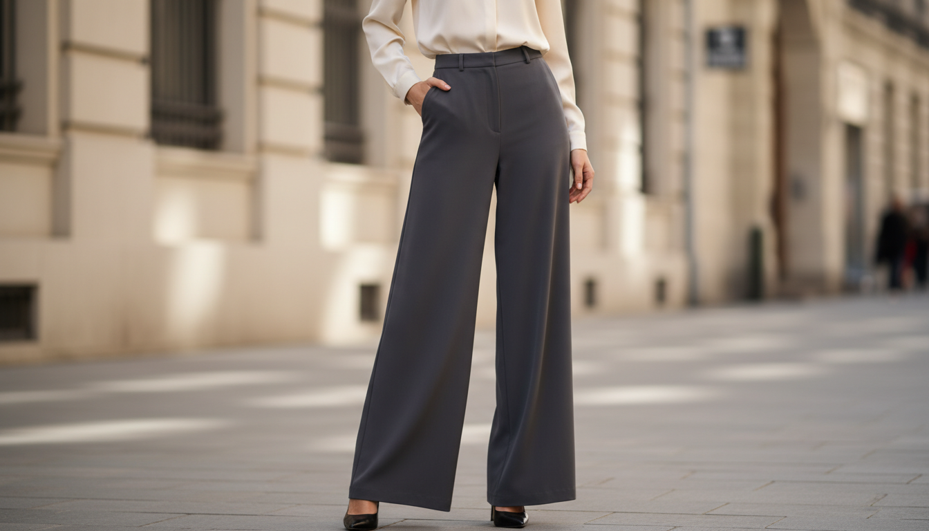 Czy spodnie typu wide leg to dobry wybór przy masywnych udach?