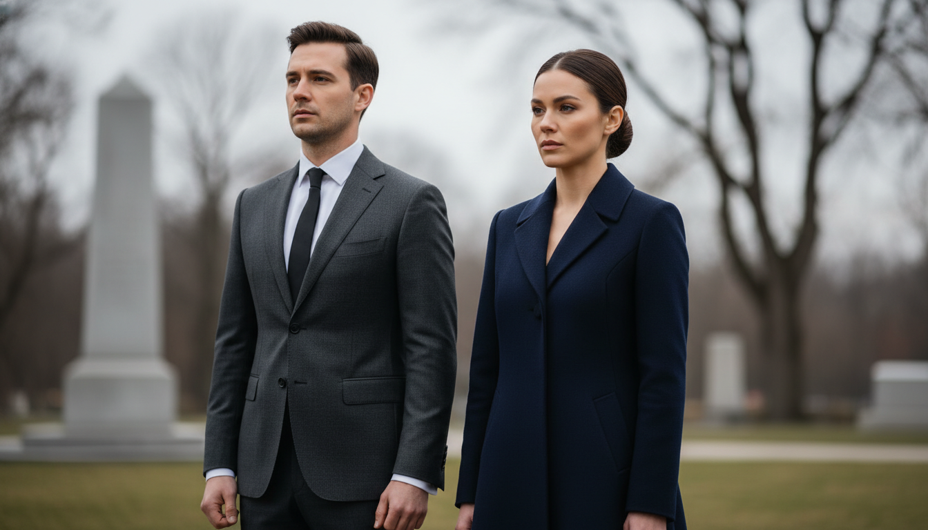 Czy na pogrzebie zawsze trzeba być ubranym na czarno?